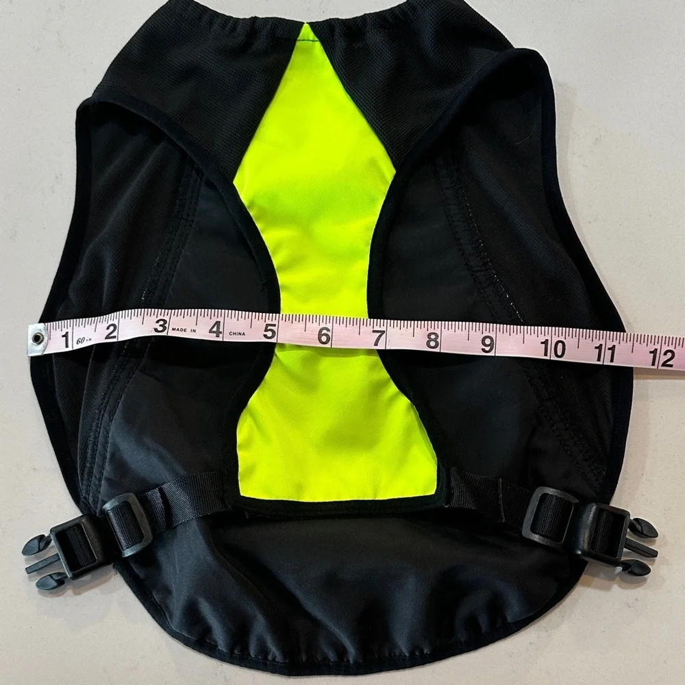 Cooling Dog Vest - High-Visibility Yellow and Black